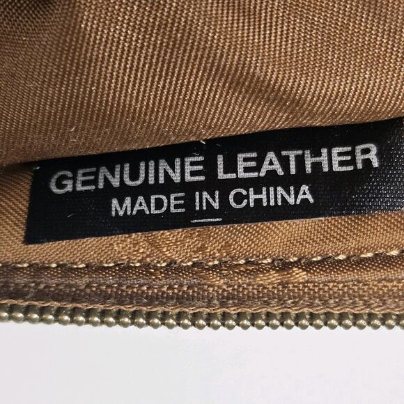 Fossil Ryder Satchel Purse Leather Handbag Crossbody Pebbled Classic Brown - Picture 14 of 16